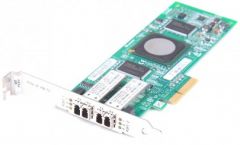 Dell QLE2462 Dual Port 4 Gbit/s Fibre Channel/FC Host Bus Adapter/HBA, PCI-E - 0JF340/JF340