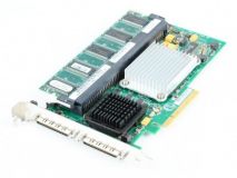 LSI MegaRAID SCSI320-2E RAID Controller Dual Port U320 SCSI - 2x extern LVD/SE SCSI, 128 MB Cache, PCI-E