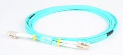 LC-LC Patchkabel/LWL Cable/Fibre Cable - OM3, multimode, duplex, 10 Gbit/s - 3m