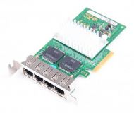 Fujitsu PRO/1000 PT Quad Port Gigabit Server Adapter/сетевая карта PCI-E - D2745-A11 - low-profile