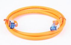 Ligawo Patchkabel/Network Cable - RJ45, Cat7 - 1m - orange