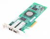 HP QLE2462-HP Dual Port 4 Gbit/s Fibre Channel/FC Host Bus Adapter/HBA, PCI-E - 407621-001/AE312A - low profile